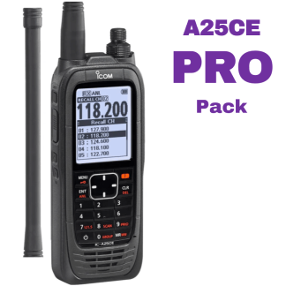 Portable Airband VHF Radio (Icom A25CE Pro Pack)