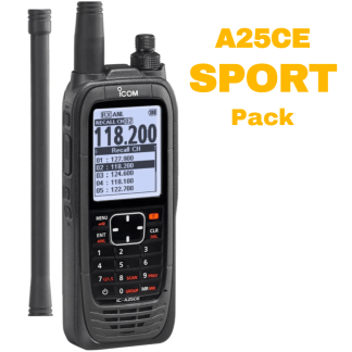 Portable Airband VHF Radio (Icom A25CE Sport Pack)