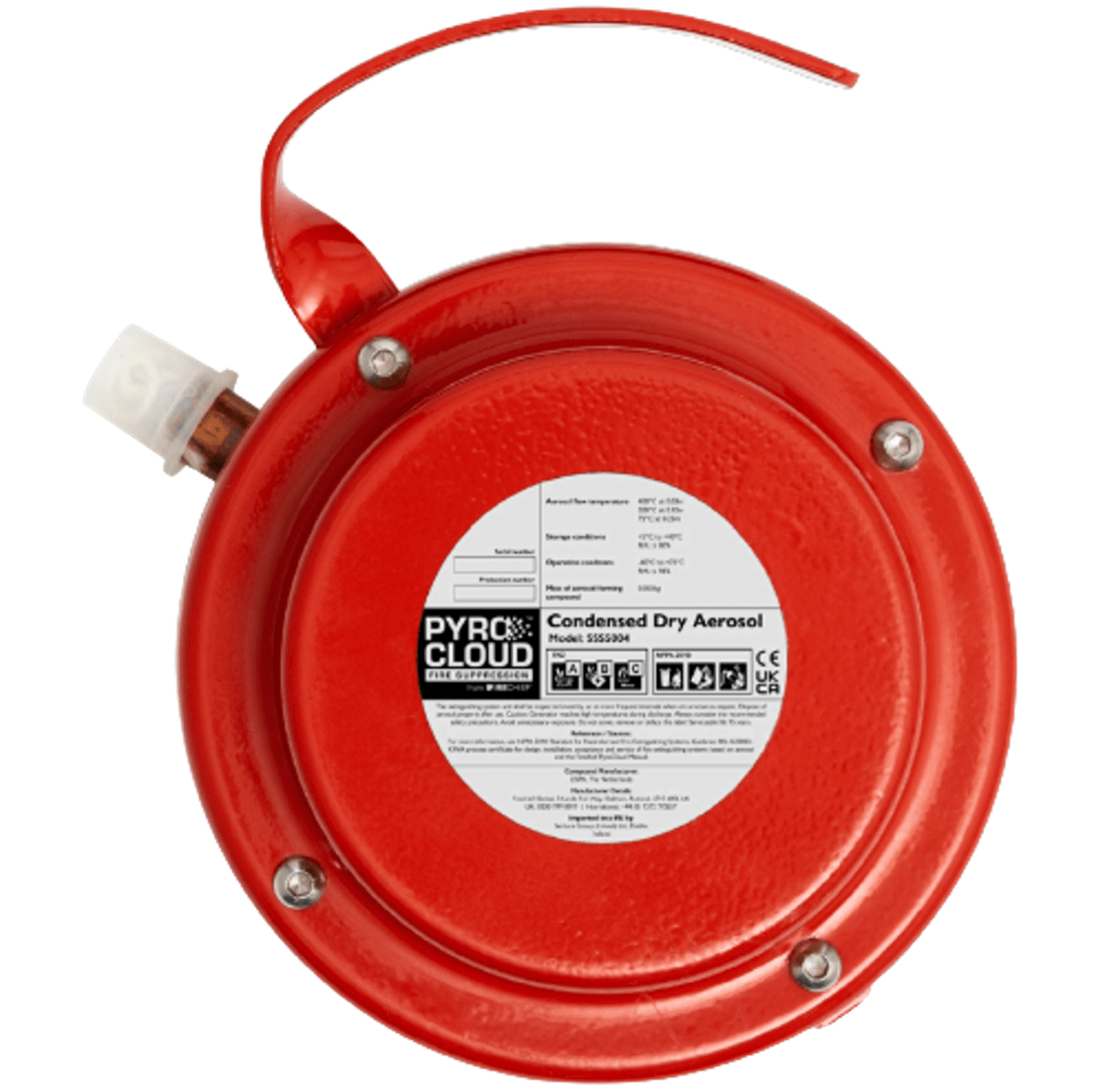 PyroCloud Fire Suppression – Portable, Handheld (Up to 45 m³)
