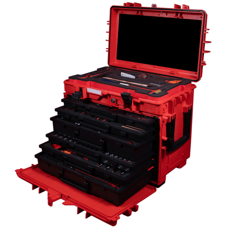 Aircraft Mechanic Tool Kit (160 Imp. Tools, Wheeled Case with Drawers)