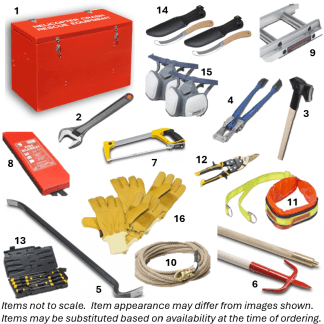 H1/H2 Shipboard Heliport Crash Rescue Kit (CAP 437 Compliant)