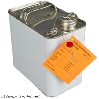 Aviation Fuel Sample Retention Tags, Wire & Seals Set (Pack of 100)